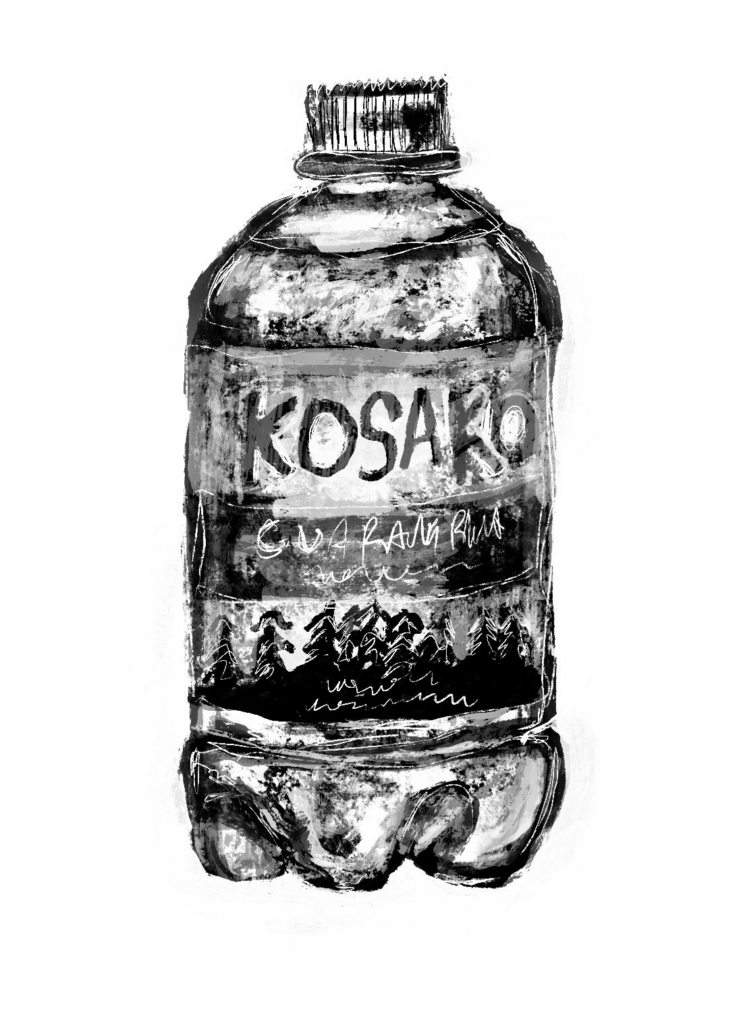 Drawing of a bottle of Kosako